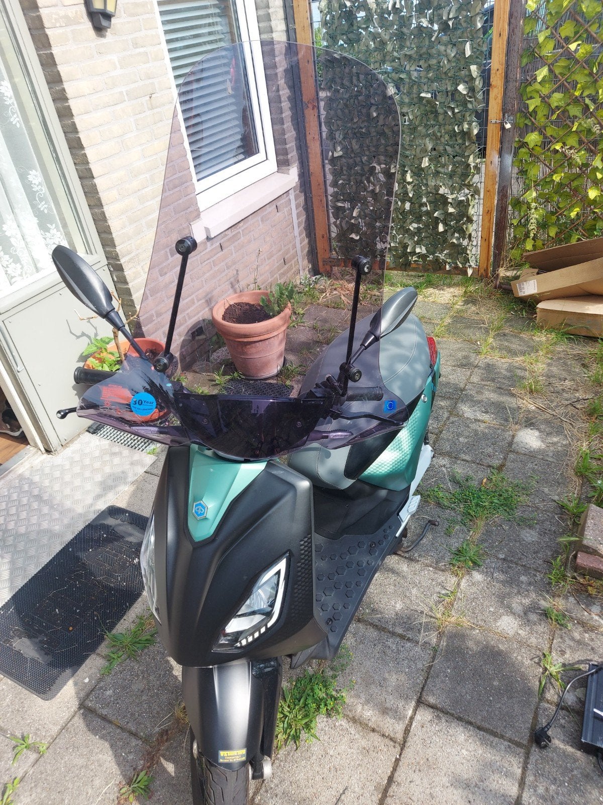 Piaggio One  45km  electrische scooter, Piaggio, Elektrisch, Ophalen of Verzenden, Zo goed als nieuw