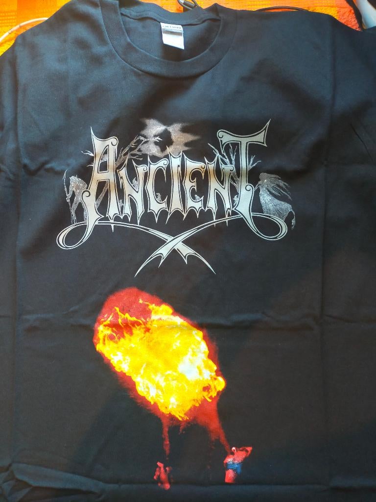 Bandshirt Ancient XL, Ophalen of Verzenden, Nieuw, Maat 56/58 (XL), Zwart