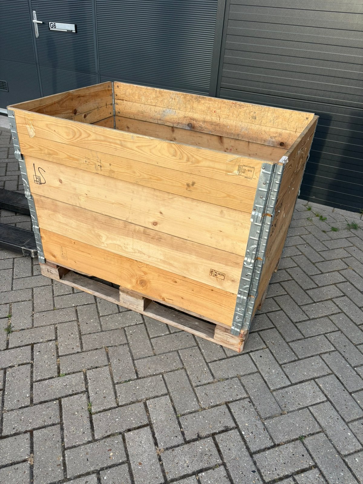 4 x Palletranden te koop voor eurpallet, Ophalen, Zo goed als nieuw, Minder dan 180 cm, Palen