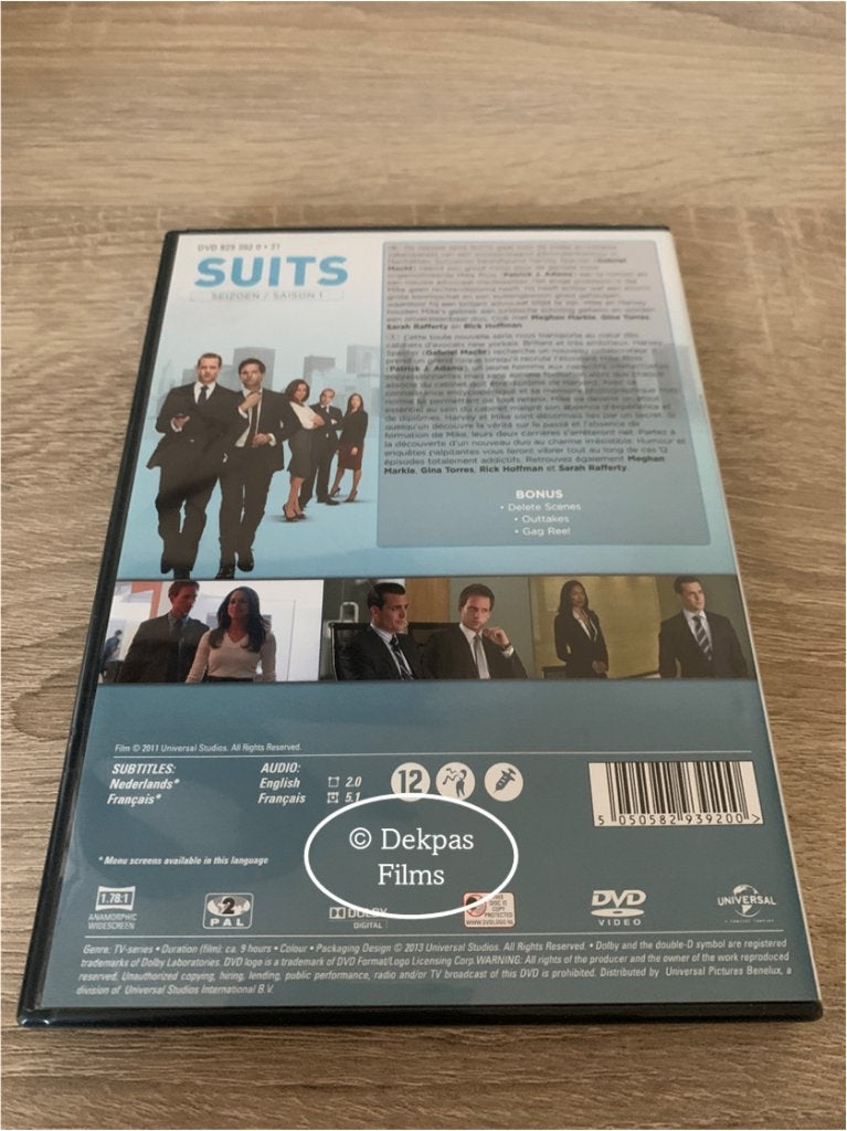 Dvd's Suits - Seizoen 1 en 2 - Set Prijs, Vanaf 12 jaar, Ophalen of Verzenden, Gebruikt