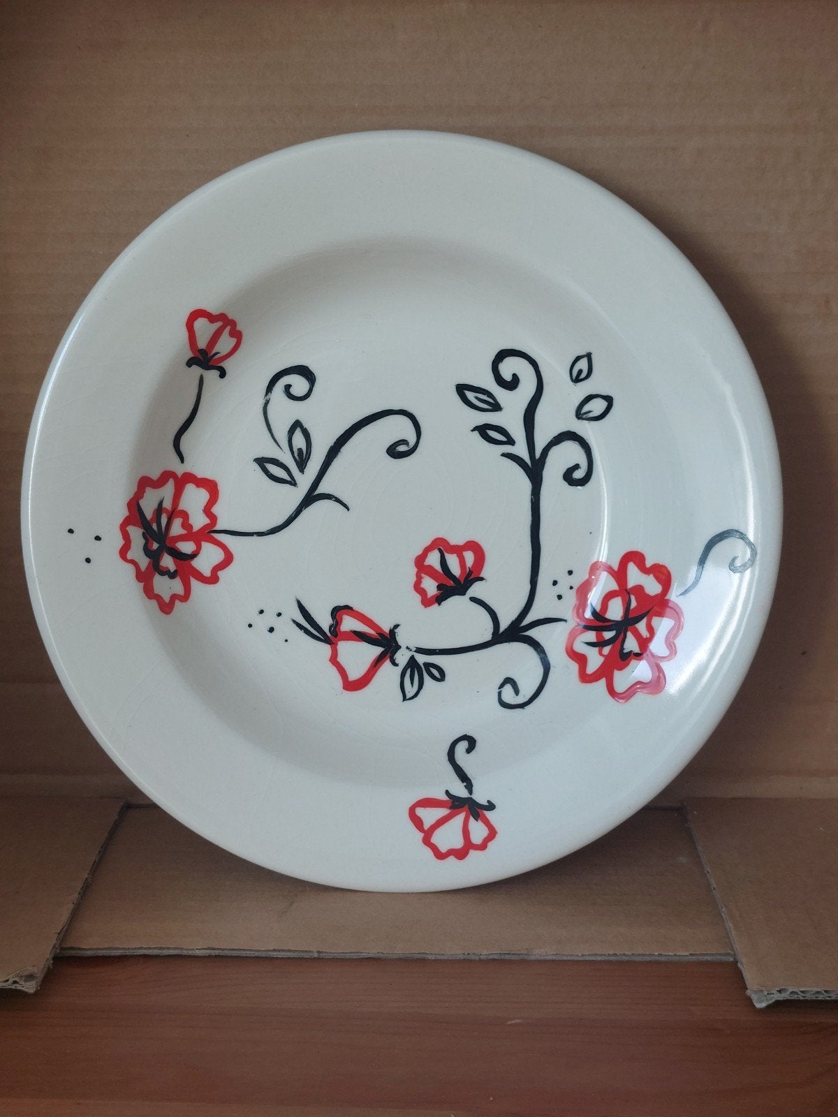Handbeschilderd servies, Ophalen of Verzenden, Overige stijlen