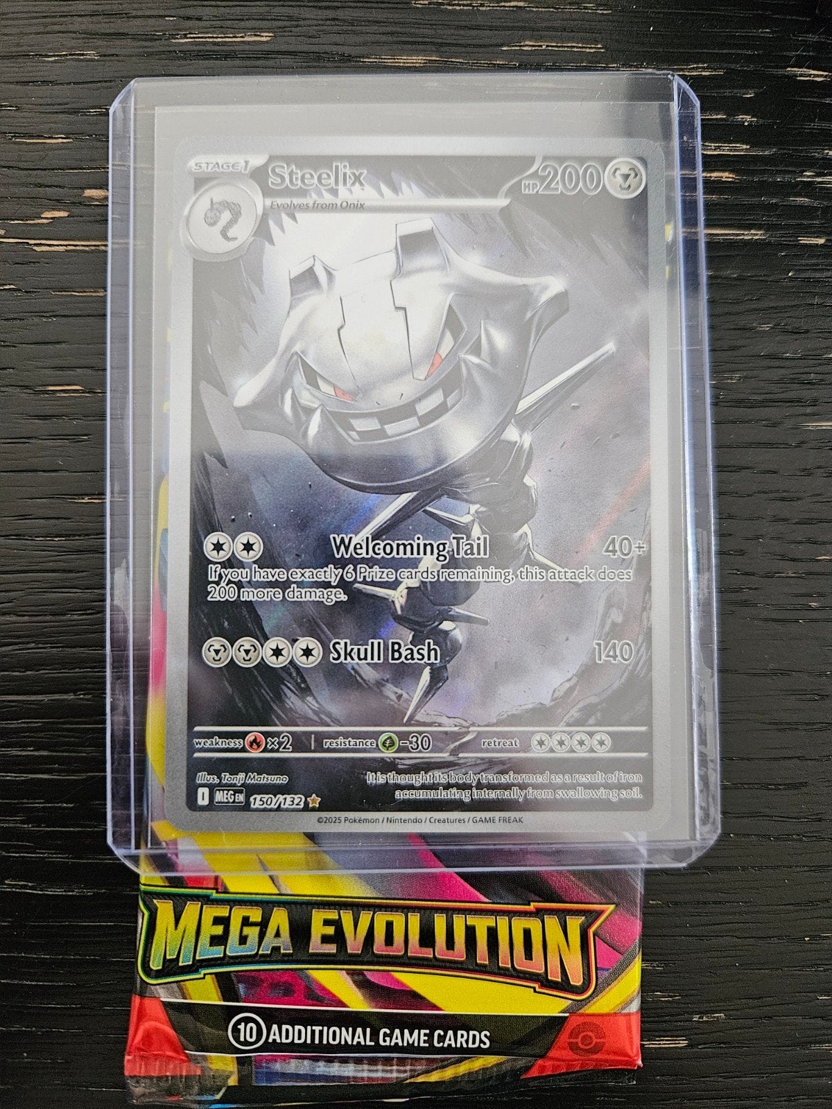 Steelix 150/132 Pokémon kaart - Mega Evolution, Hobby en Vrije tijd, Verzamelkaartspellen | Pokémon, Ophalen of Verzenden, Zo goed als nieuw