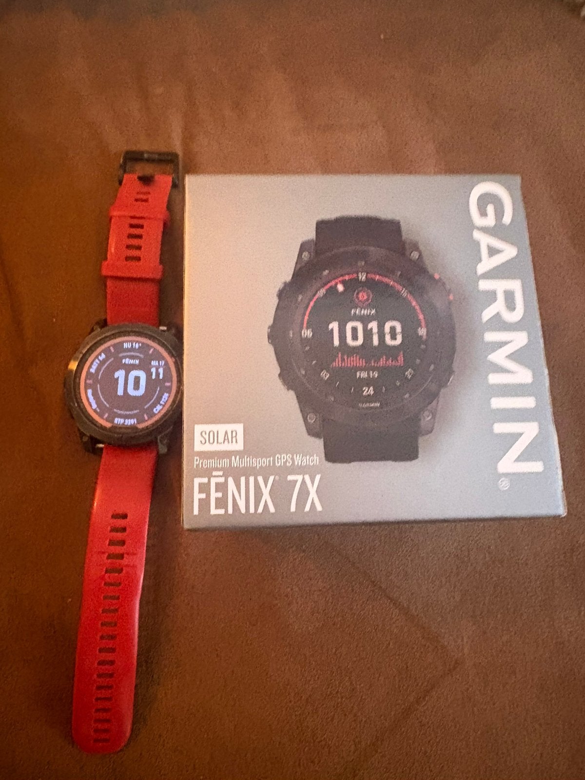 Garmin fenix 7X solar 51MM, Ophalen of Verzenden, Zo goed als nieuw, Zwart, Android