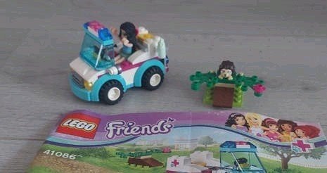 LEGO Friends 41086 Dierenambulance met egel., Ophalen of Verzenden, Zo goed als nieuw, Overige merken
