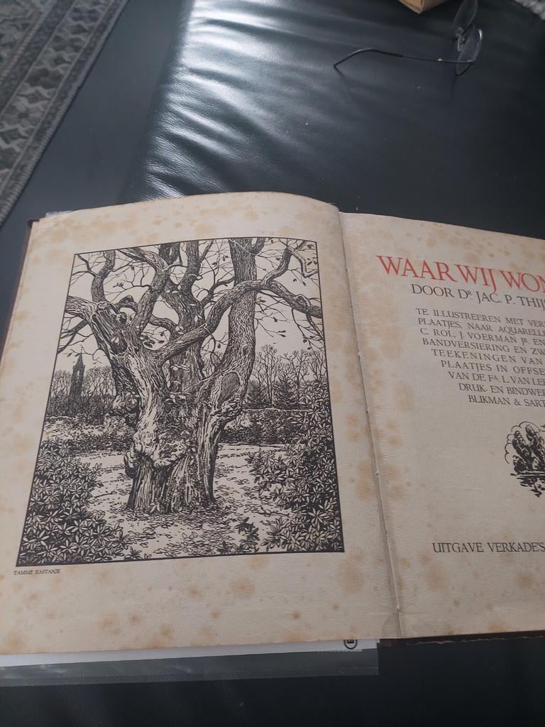 Waar wij wonen  plaatjesalbum Jac.Thijsse  complee, Ophalen of Verzenden, Gelezen