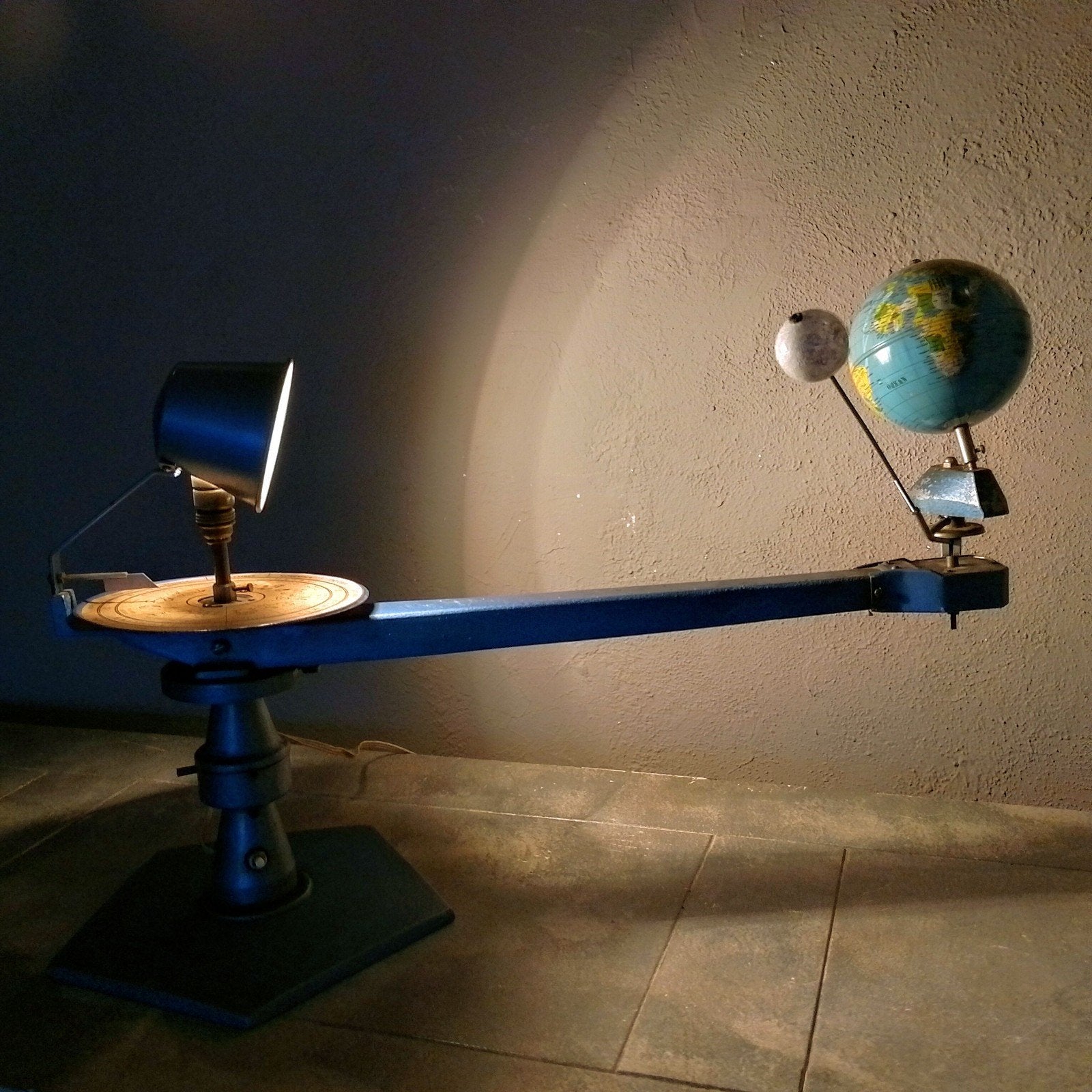 Fraai vintage tellurium planetarium!, Antiek en Kunst, Ophalen of Verzenden