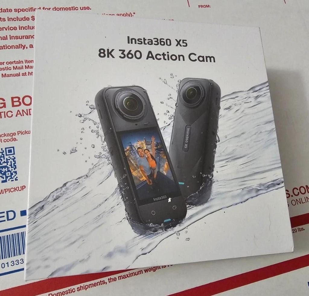 Insta360 X5 8K 360 Action Camera - splinternieuw en, Audio, Tv en Foto, Ophalen, Nieuw, Overige merken