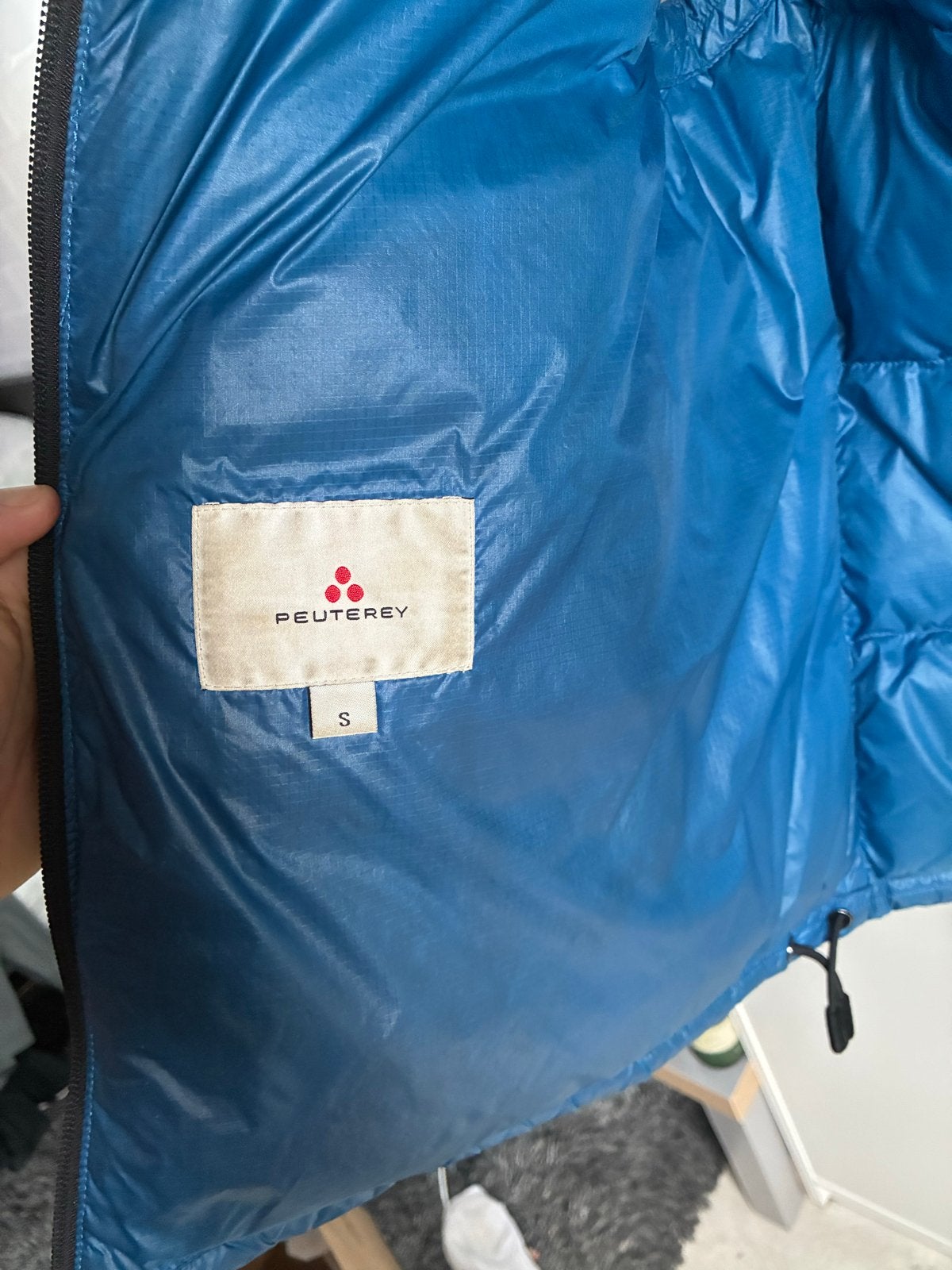Peuterey Bodywarmer Blauw Maat S, Ophalen of Verzenden, Zo goed als nieuw, Maat 36 (S), Blauw