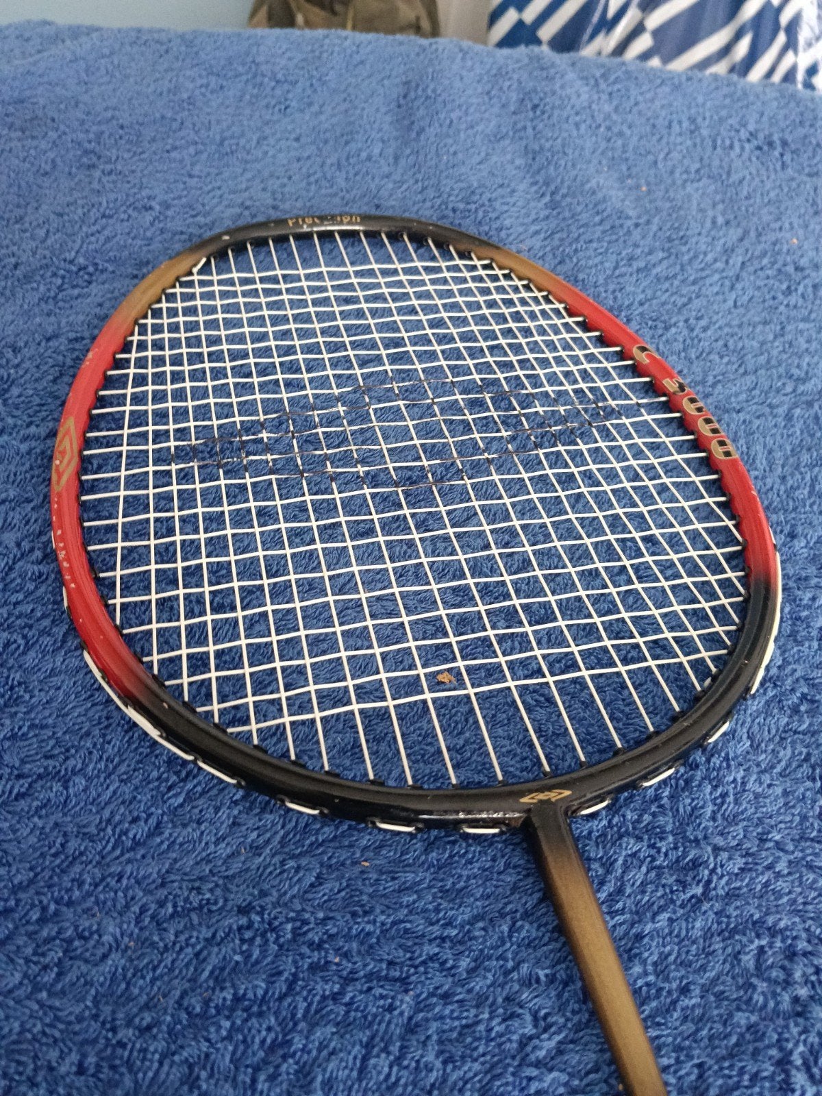 UMBRO C 3000 GRAPHITE PRECISION BADMINTON RACKET MET TAS, Sport en Fitness, Badminton, Ophalen, Racket(s)
