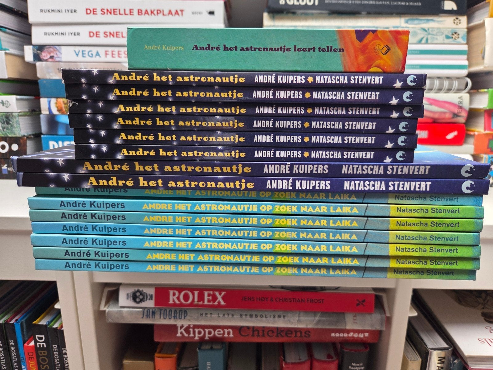 Andre het Astronautje - Grote verzameling - Andre Kuipers, Ophalen of Verzenden, Zo goed als nieuw, Fictie algemeen