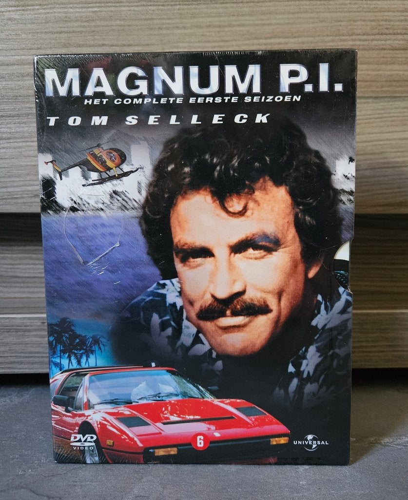 MAGNUM P.I. : Tom Selleck  Seizoen 1 NIEUW in seal 6 Dvd Box, Engels, Seizoen 1, Misdaad, Nederlands