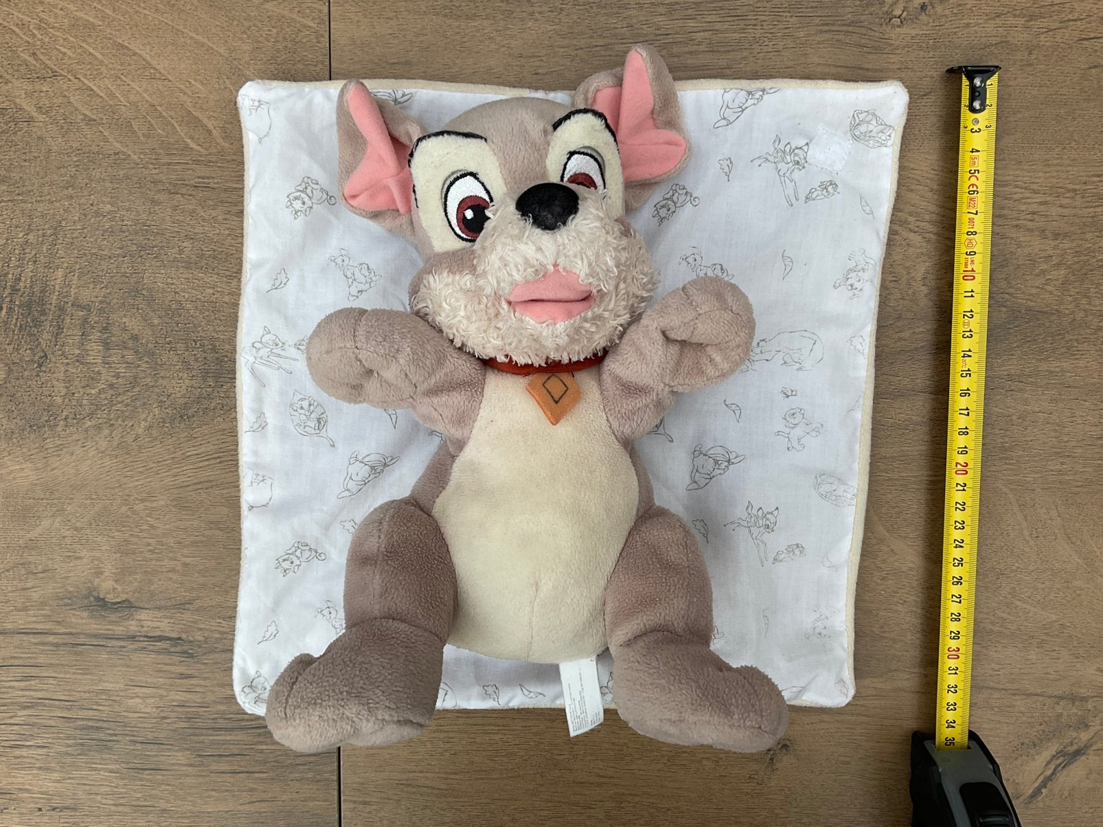 Zgan, Niet kapot, Disney Rakker of Vagebond knuffel in deken, Ophalen, Overige figuren, Zo goed als nieuw, Knuffel