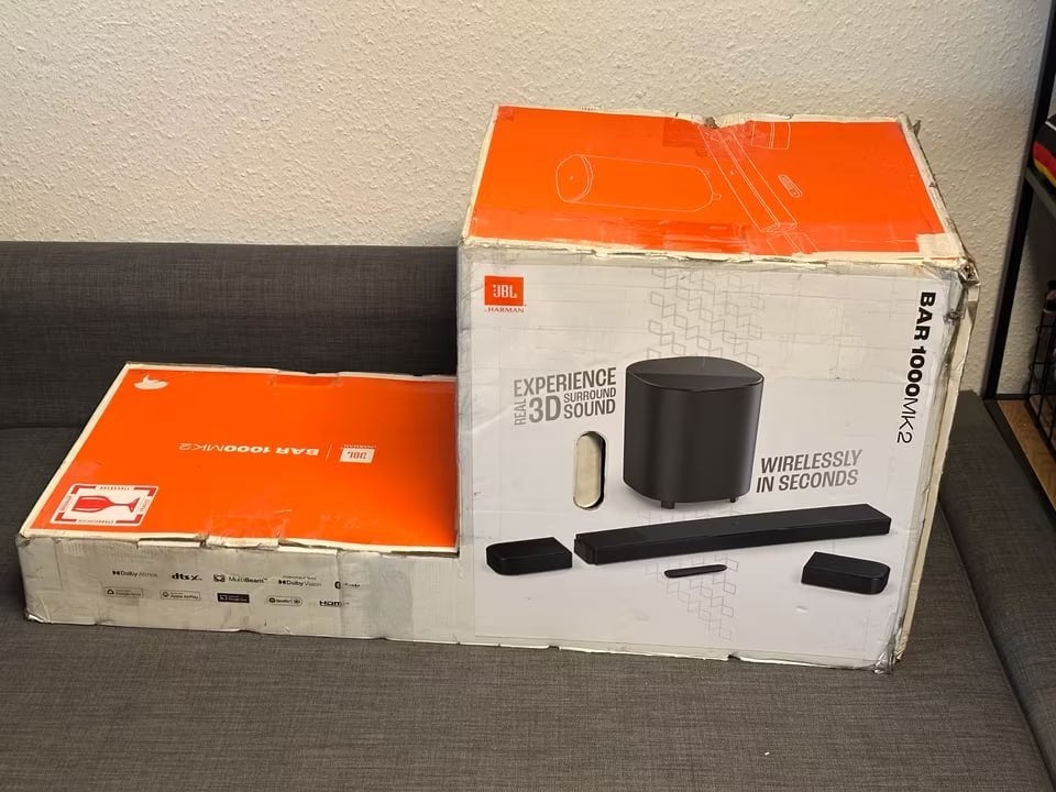 JBL Bar 1000 - 7.1.4 Soundbar met Subwoofer en Surround