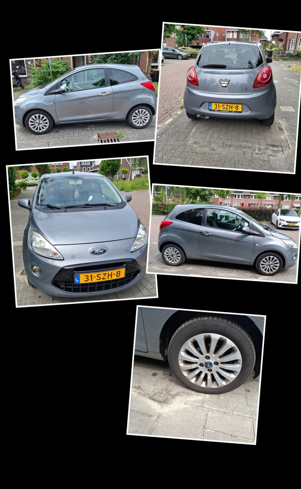 Ford Ka 1.2 69pk 2012 Grijs, Auto's, Ford, Particulier, Ka, Benzine, B, Hatchback, Handgeschakeld, Origineel Nederlands, Zilver of Grijs