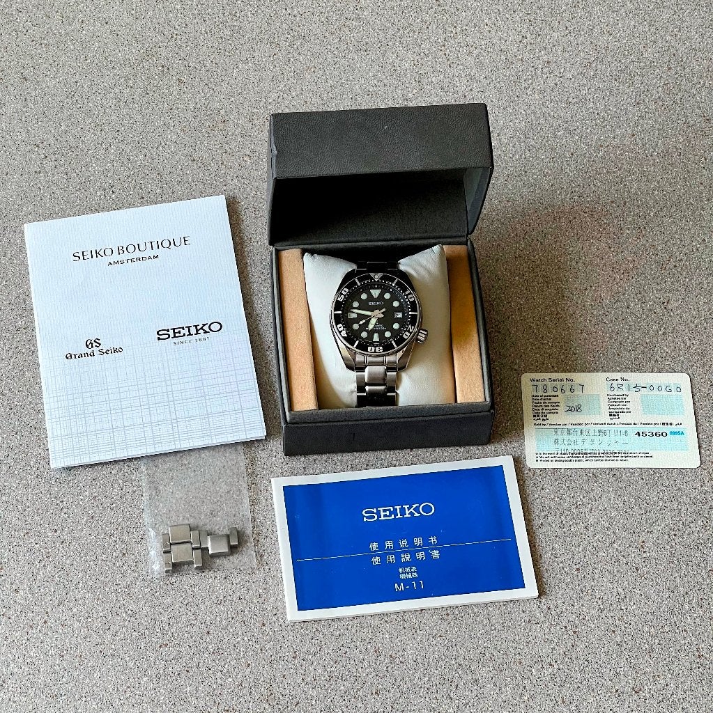 Seiko Prospex SBDC031 JDM, Gebruikt, Staal, Polshorloge, Ophalen of Verzenden