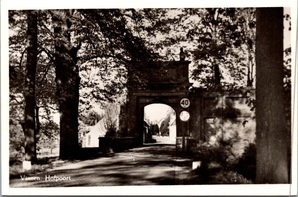 Vianen - Hofpoort, Verzamelen, Ansichtkaarten | Nederland, Verzenden, 1940 tot 1960, Ongelopen, Utrecht