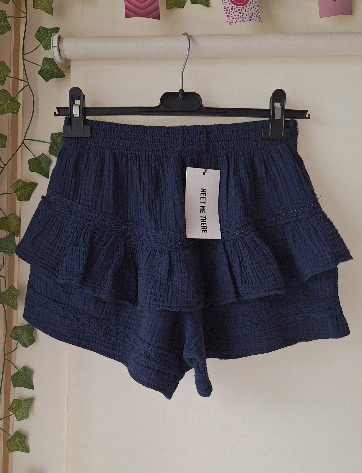 NIEUW! Meet Me There Junies short/skort/broekrok maat M/L, Kleding | Dames, Maat 38/40 (M), Meet Me There, Blauw, Nieuw