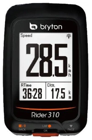 Bryton Rider 310 fietscomputer, Fietsen en Brommers, Fietsaccessoires | Fietscomputers, Ophalen, Draadloos, Gebruikt