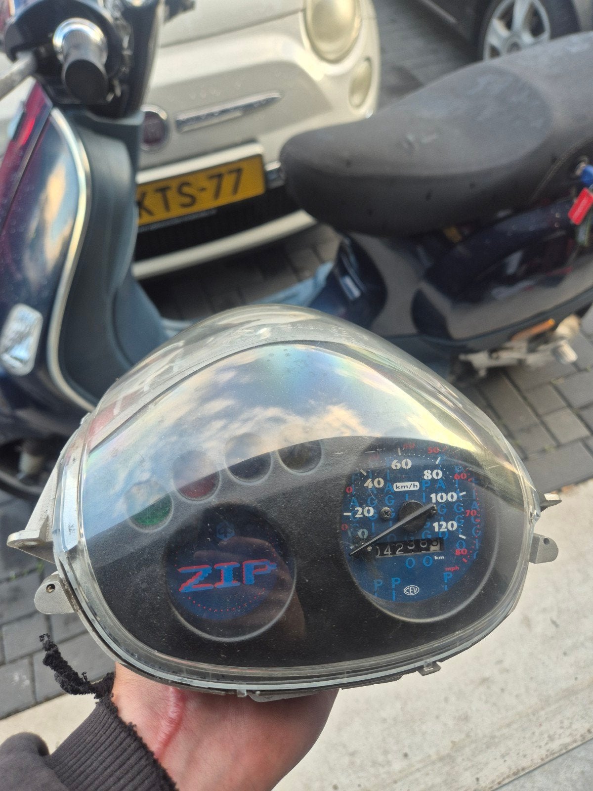 Piaggio Zip 120 km/u teller / cockpit compleet, Ophalen of Verzenden, Gebruikt, Overige typen, Piaggio