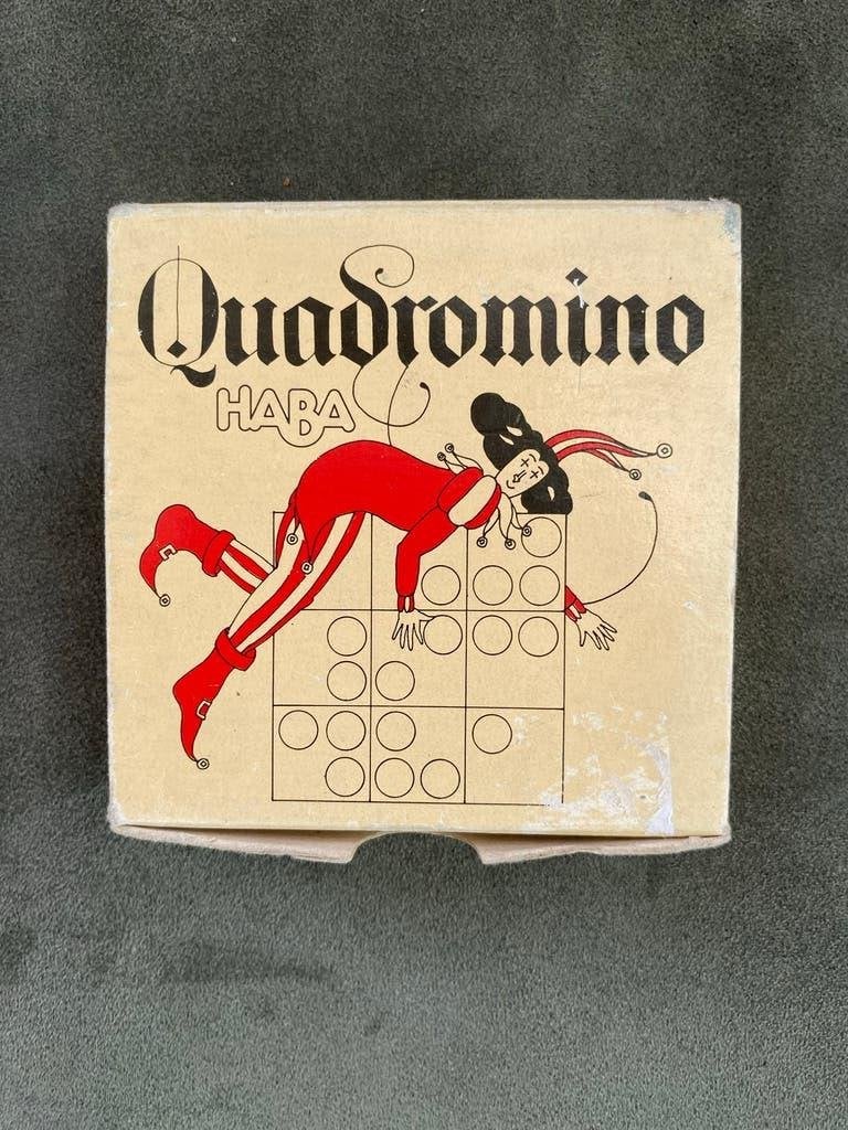 HABA Quadromino Domino Spel - Houten Blokken, HABA, Een of twee spelers, Ophalen of Verzenden, Zo goed als nieuw