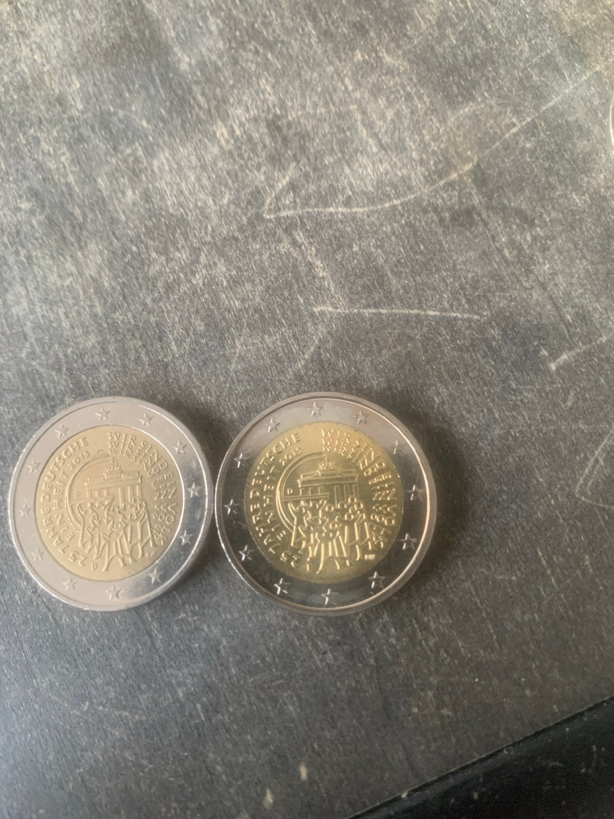 2 Euro Herdenkingsmunt Duitsland 2015 - Duitse Eenheid D + F, Postzegels en Munten, Ophalen of Verzenden, Duitsland, 2 euro, Setje