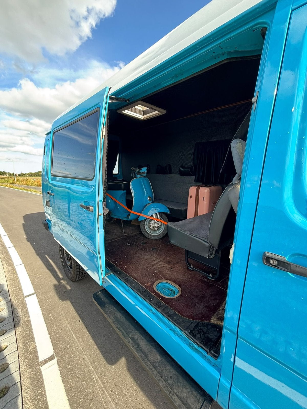 Mercedes-Benz camper 1978 Blauw, foto 7