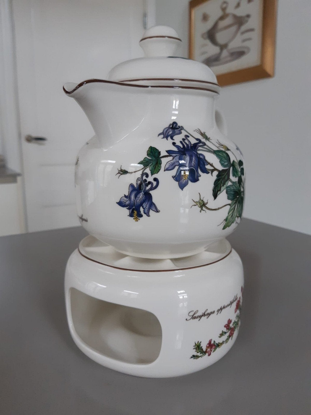 Theepot met Theelichthouder Villeroy en Boch Botanica, Overige typen, Ophalen of Verzenden, Zo goed als nieuw, Overige stijlen