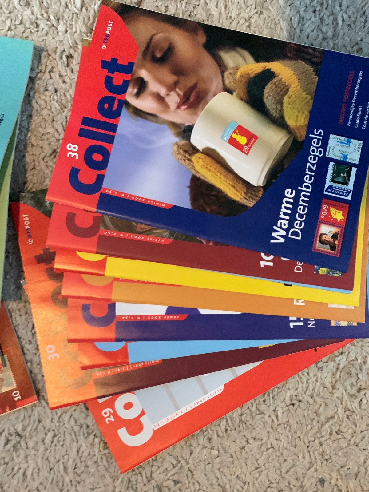 Collect tijdschriften PTT TPGPost (PostNL) - Nrs 10 t/m 38, Postzegels en Munten, Postzegels | Toebehoren, Ophalen of Verzenden