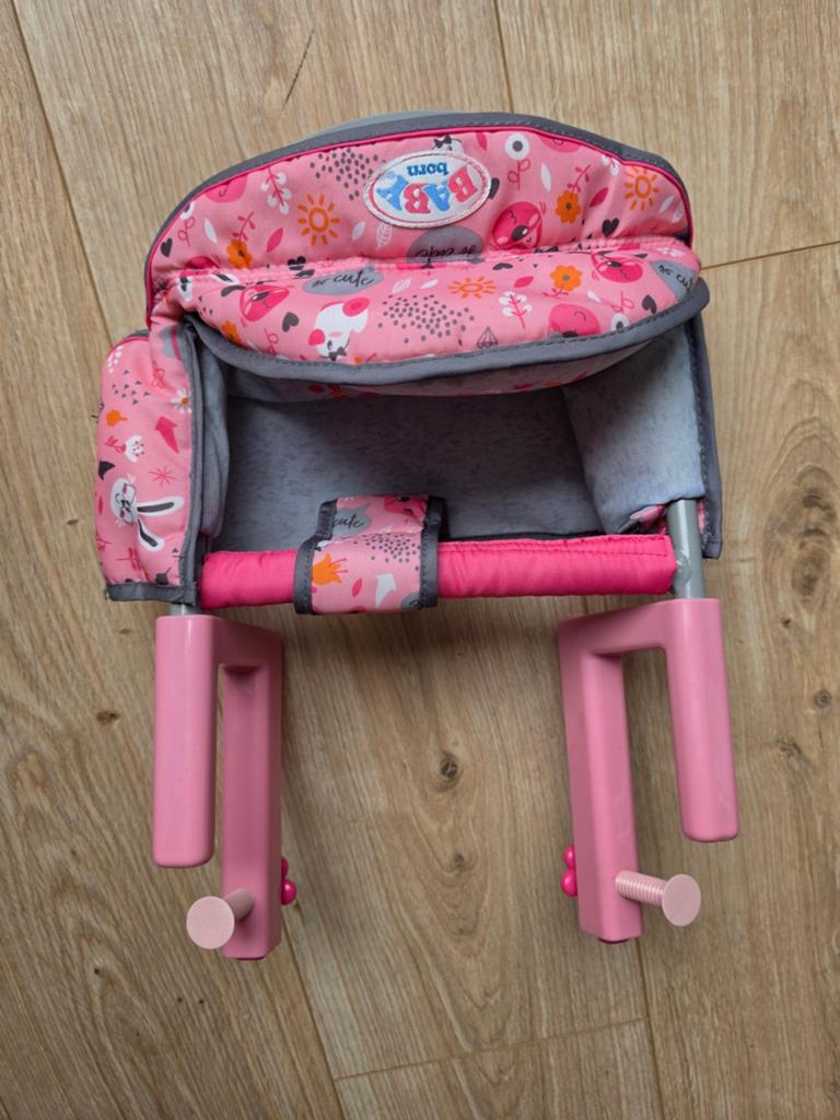 Baby born eetstoel, Kinderen en Baby's, Speelgoed | Poppen, Ophalen of Verzenden, Babypop