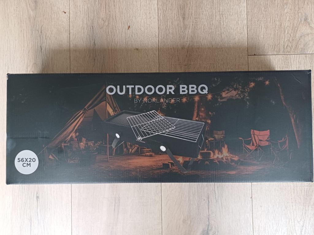 Norlander Outdoor BBQ - Draagbare Barbecue 56x20 cm, Tuin en Terras, Barbecue-accessoires, Ophalen of Verzenden, Nieuw, Norlander