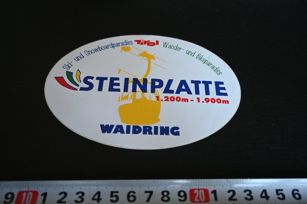 sticker Oostenrijk Waidring Steinplatte  Tirol, Ophalen of Verzenden, Zo goed als nieuw