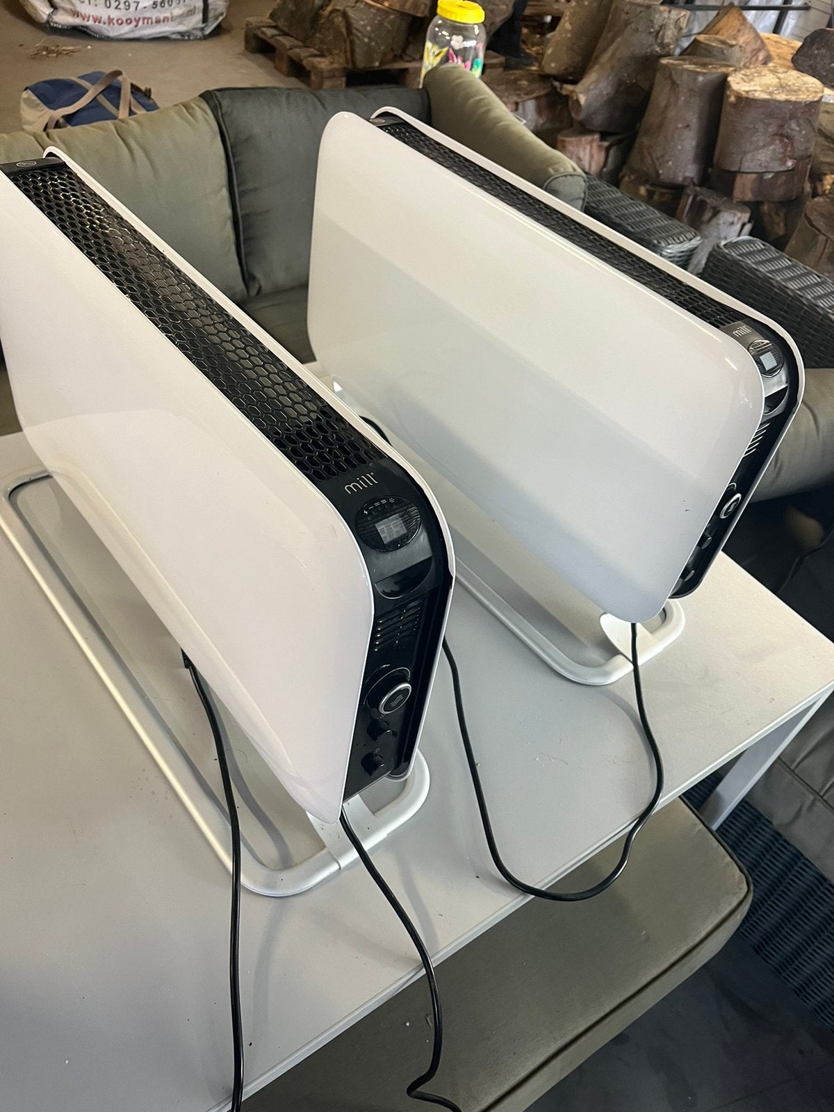 2x mill electrische kachel SG2000LED, Ophalen, Zo goed als nieuw, Elektrisch, Overige soorten