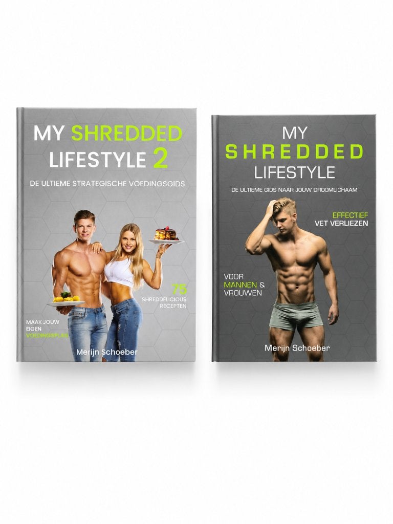 My Shredded Lifestyle Deel 1 & 2 - Merijn Schoeber, Dieet en Voeding, Merijn schoeber, Ophalen of Verzenden, Zo goed als nieuw