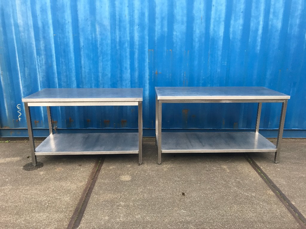 20 x RVS werktafels voor buitenkeuken , tuin of werkplaats, Ophalen, Gas