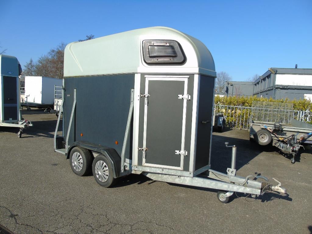 4 x paardentrailer handelsprijs Henra Humbaur Waco, Dieren en Toebehoren, Ophalen of Verzenden, Gebruikt, Hout, 1½-paards trailer