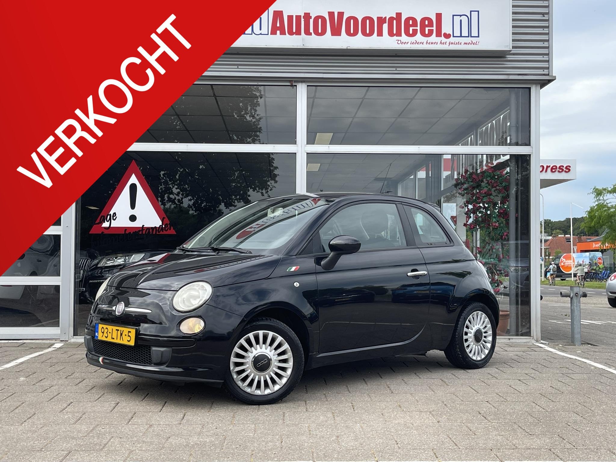 Fiat 500 1.2 Pop /Airco/LM Velgen/1e eigenaar/Nieuwe APK bij, Voorwielaandrijving, Euro 5, Stof, Gebruikt