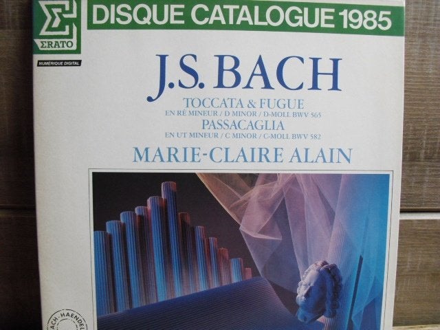 J.S. Bach "Toccata & Fugue, Passacaglia" LP, LP, Overige typen, Ophalen of Verzenden, Zo goed als nieuw