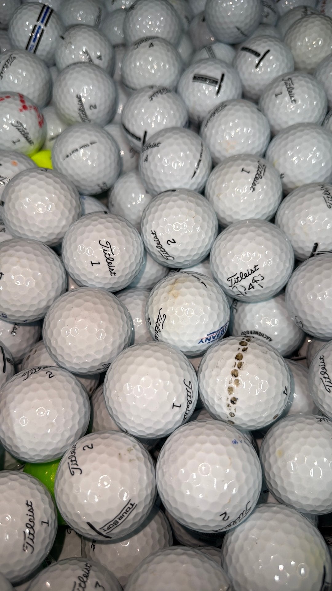 Titleist tour soft golfballen 50 stuks AAAA kwaliteit, Ophalen of Verzenden, Zo goed als nieuw, Bal(len)