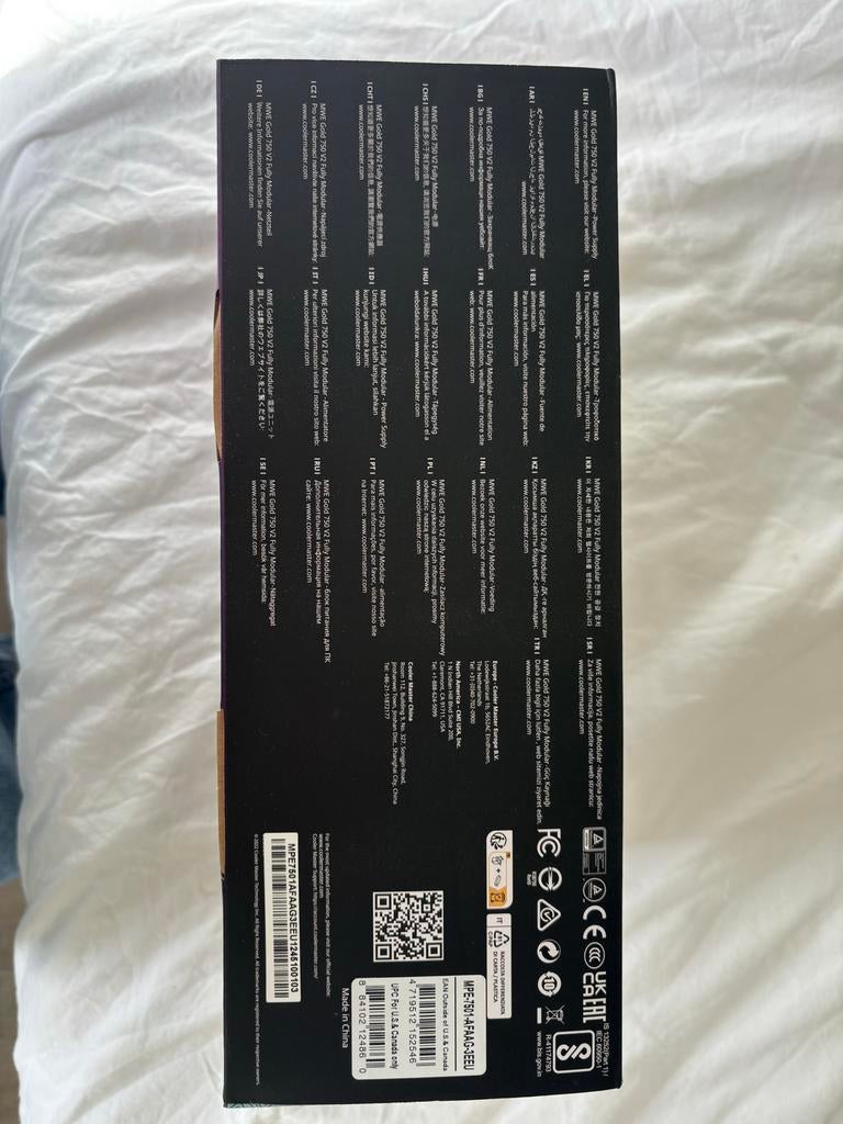 Coolermaster MWE Gold 750 V2 voeding, Computers en Software, Interne voedingen, Verzenden, Nieuw