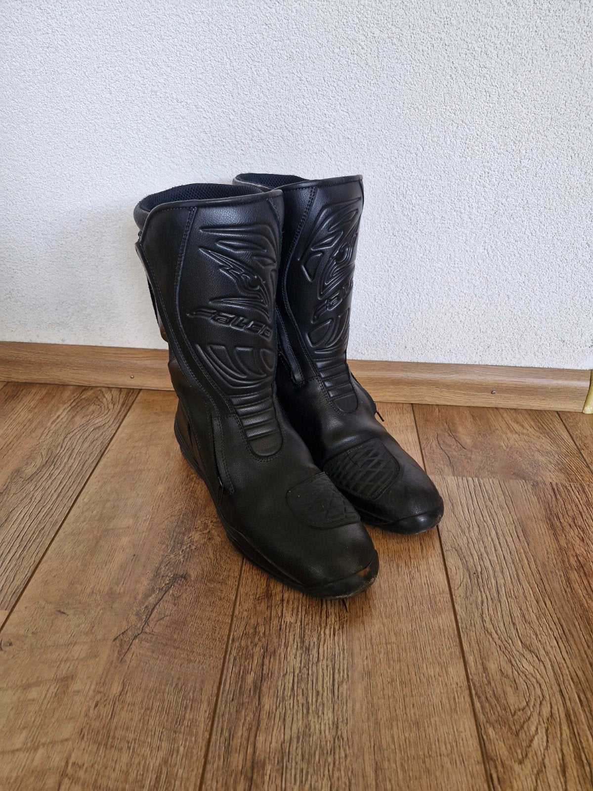 Falco motorlaarzen zwart, maat 45, Ophalen of Verzenden, Tweedehands, Laarzen, Falco