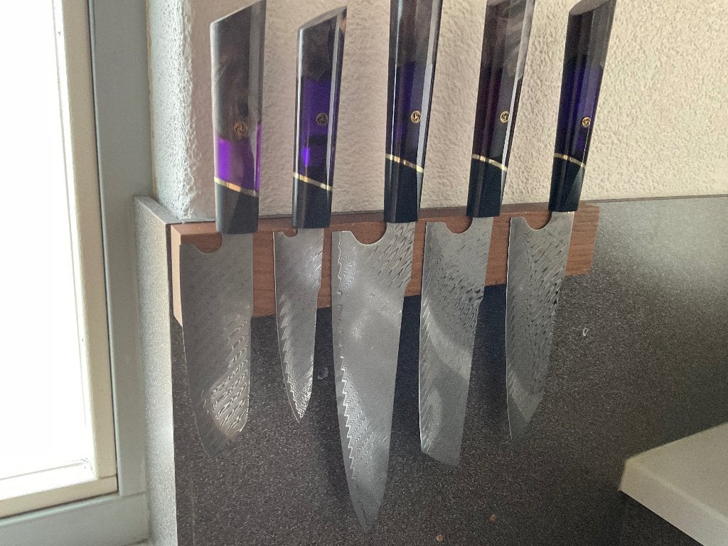 Damascus koksmessen laatste sets, Overige materialen, Bestekset, Overige typen, Nieuw
