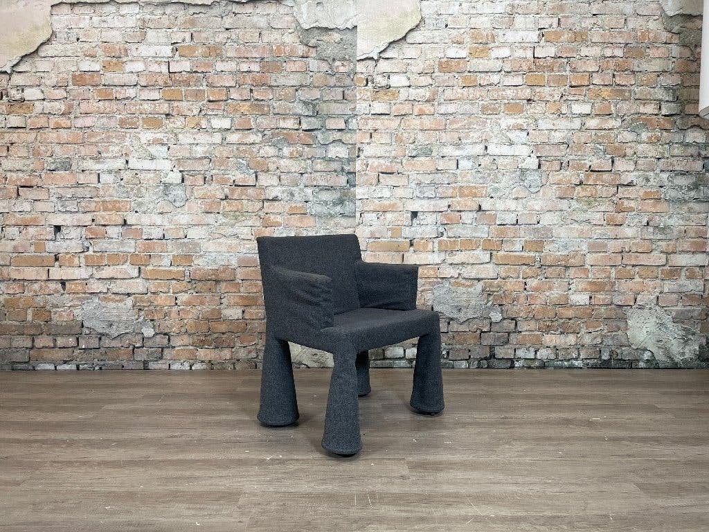 Moooi VIP Chair – Grijs stof | Marcel Wanders, Ophalen, Design, Zo goed als nieuw, Vier