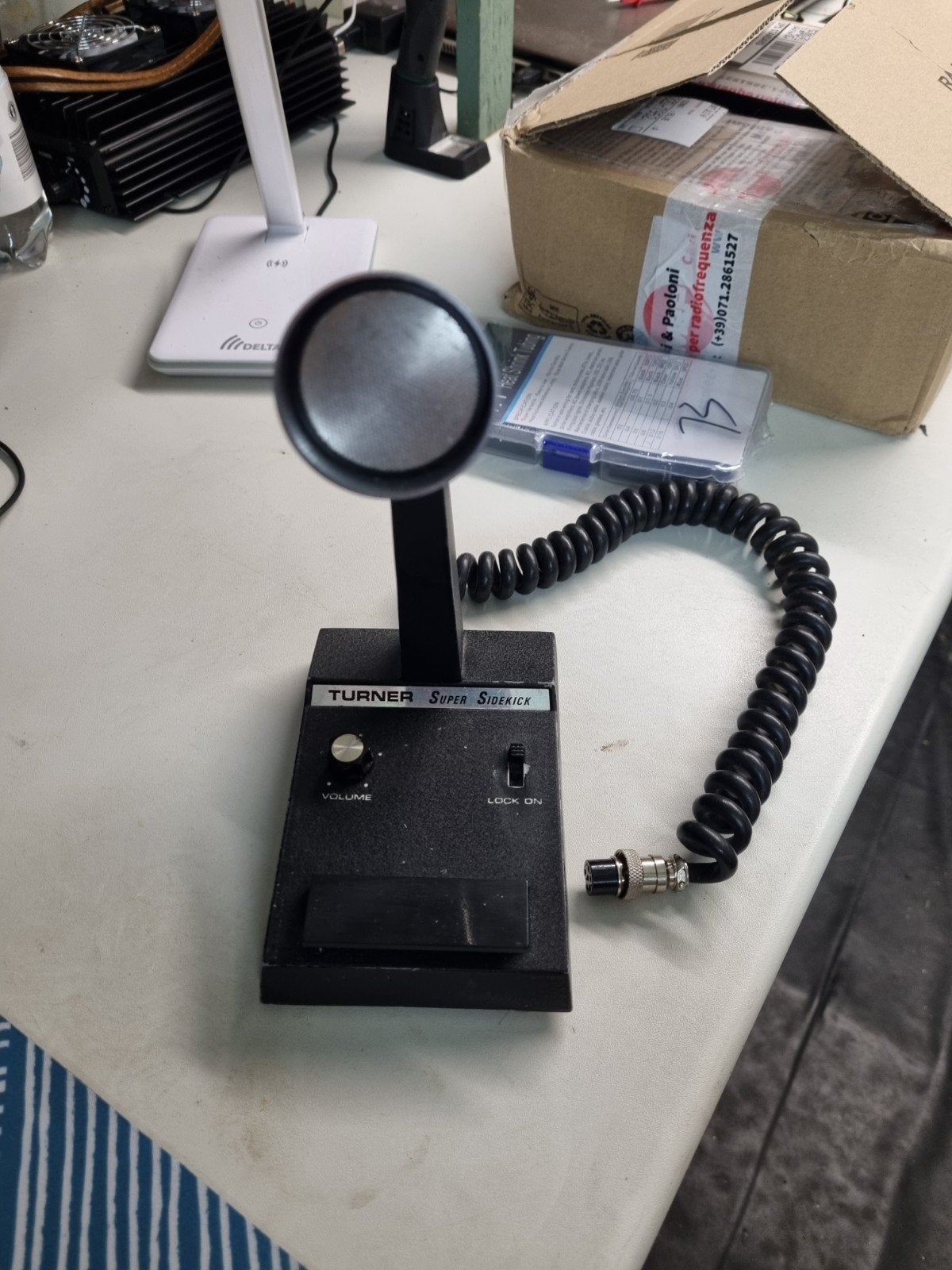 Turner Super Sidekick Tafel Microfoon Mike, Ophalen of Verzenden