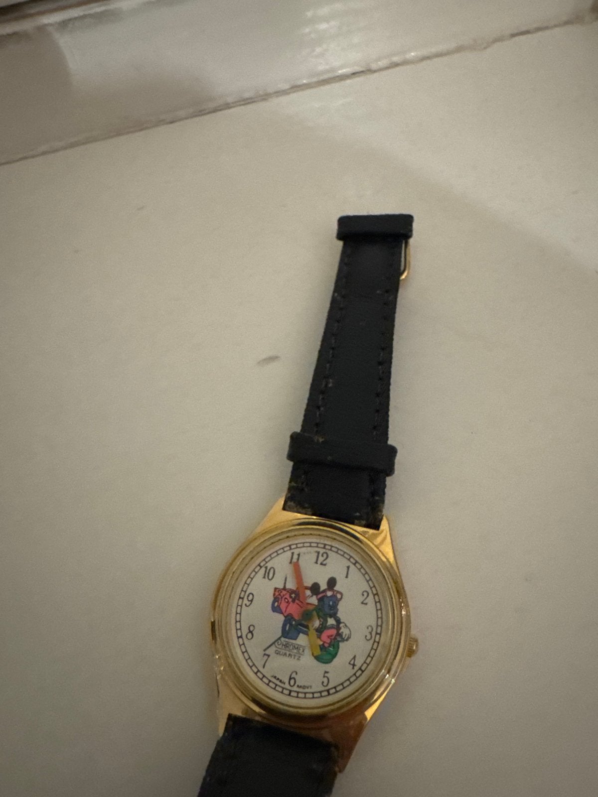 Vintage micky mouse horloge Disney origineel, Sieraden, Tassen en Uiterlijk, Antieke sieraden, Ophalen of Verzenden, Overige materialen