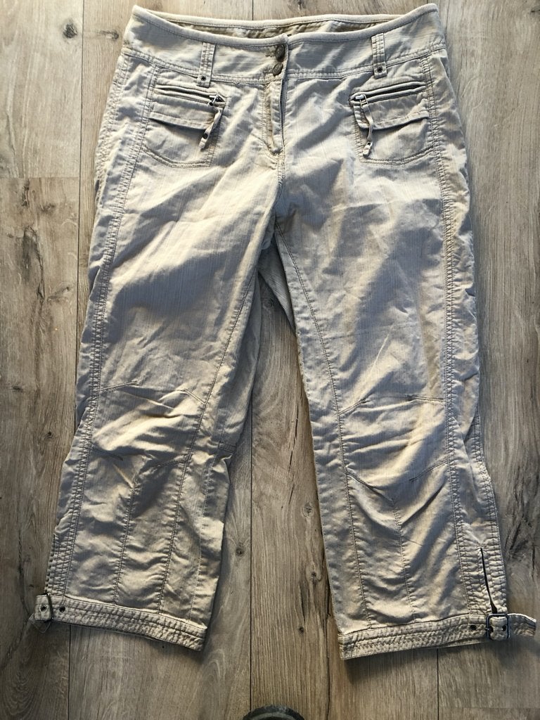 SANDWICH 7/8 broek beige maat 40 met gespen, Maat 38/40 (M), Beige, Ophalen of Verzenden, Zo goed als nieuw