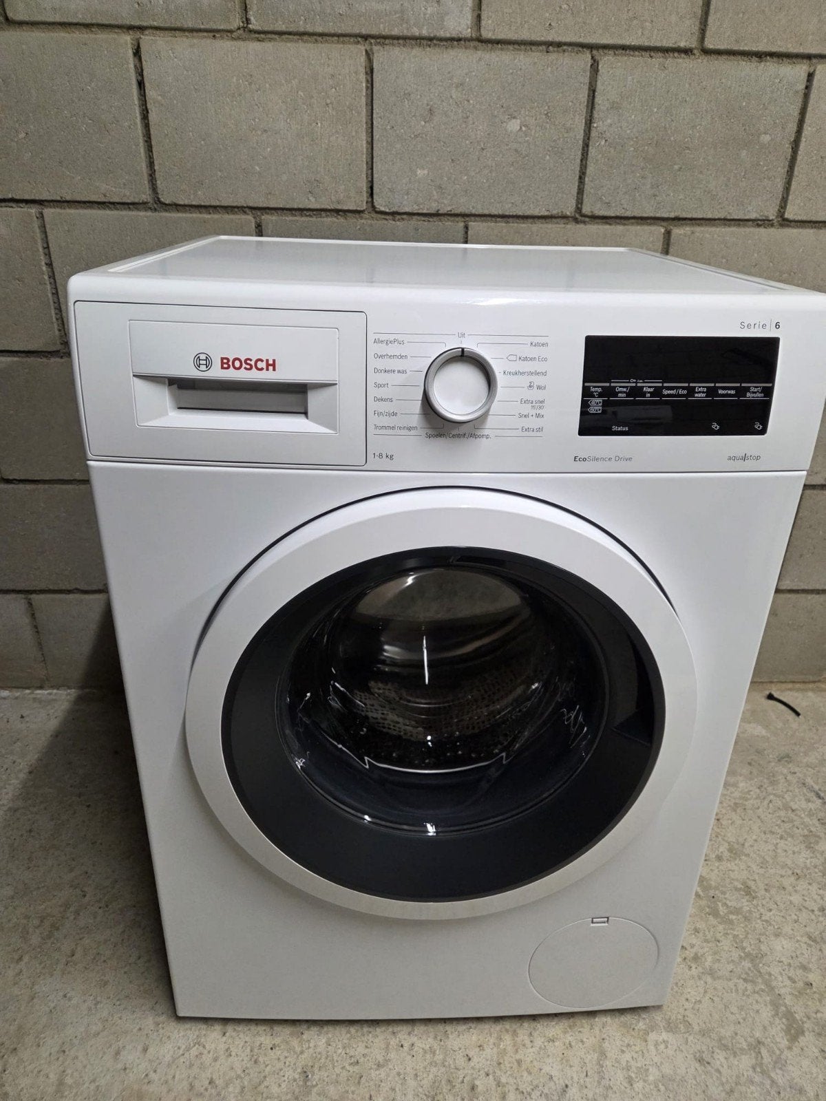 Bosch 6 serie wasmachine 8 kg