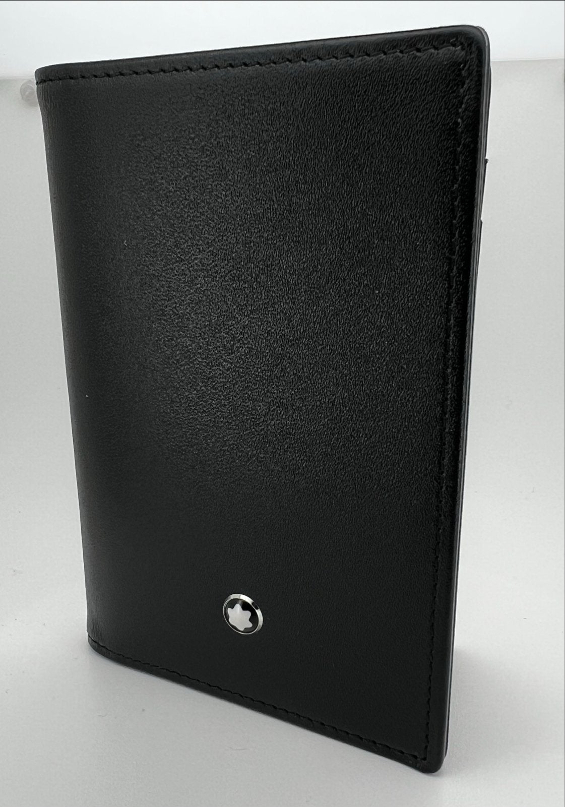 Montblanc Meisterstück Business Card Holder Zwart Leer, Sieraden, Tassen en Uiterlijk, Portemonnees, Overige merken, Zwart, Nieuw