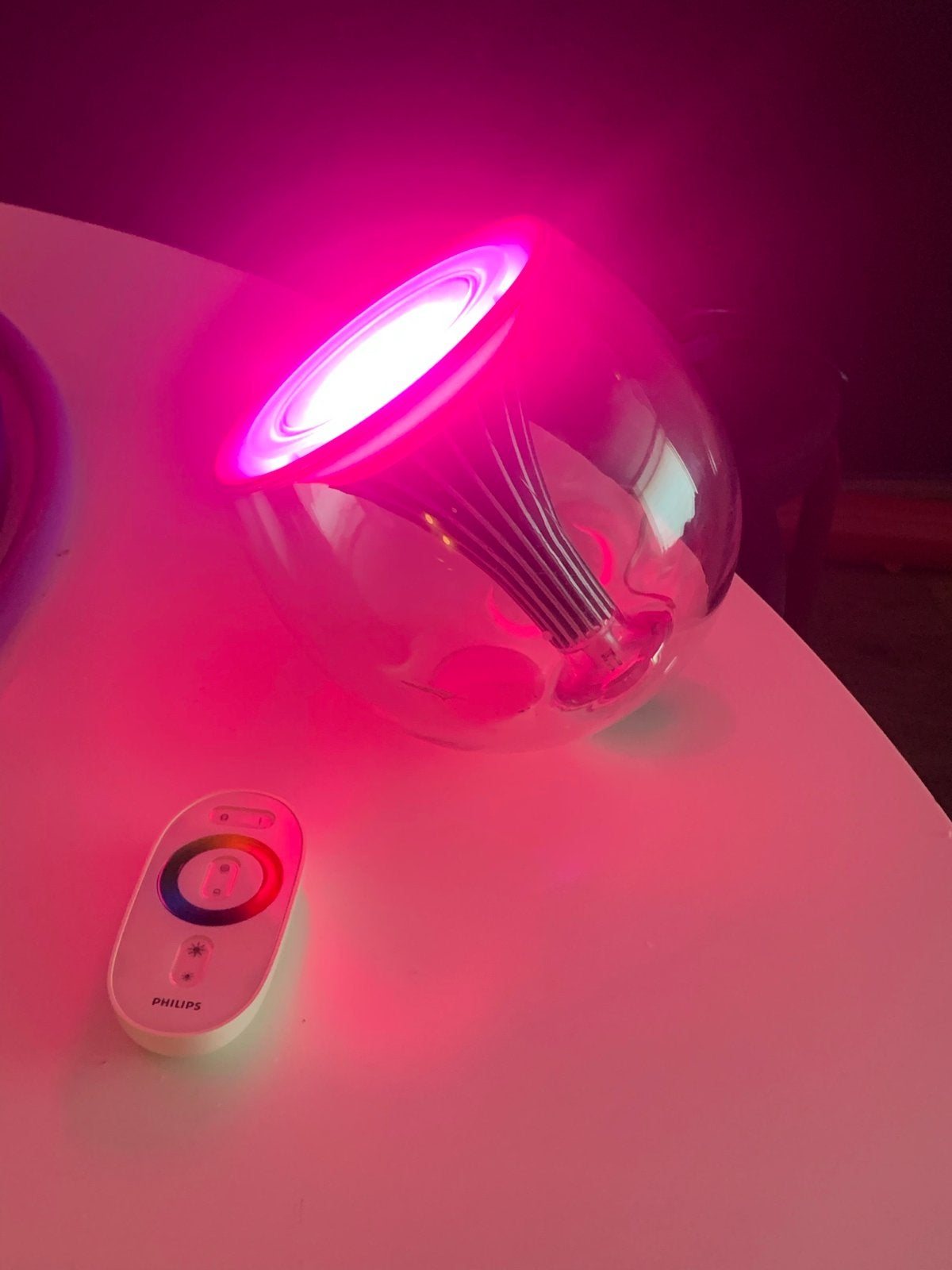 Philips Living Colors LED lamp met afstandsbediening, Kunststof, Philips, Meerkleurig, Ophalen of Verzenden