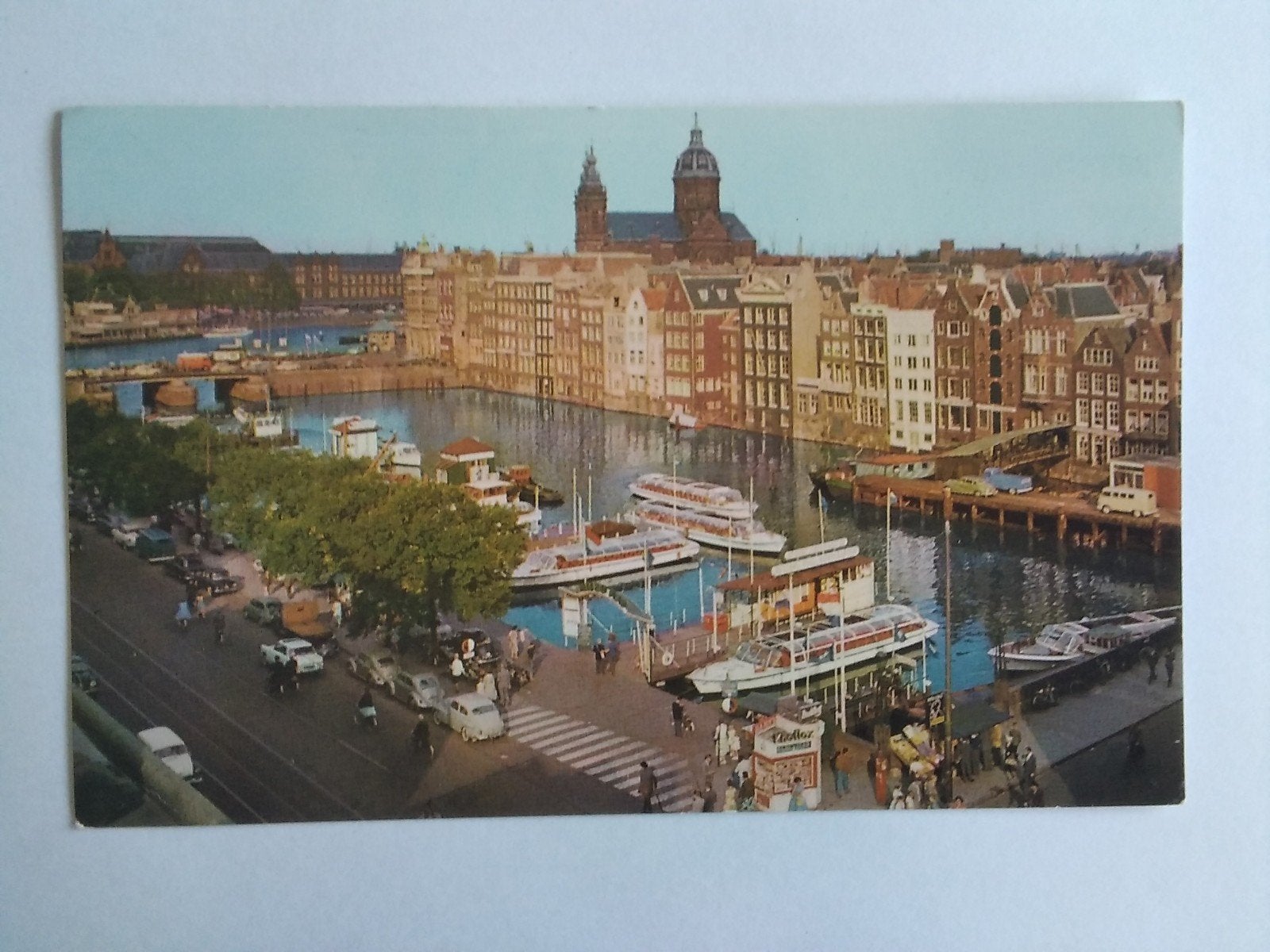 Ansichtkaart Reclame Amsterdam Reederij Plas, Verzenden, Noord-Holland
