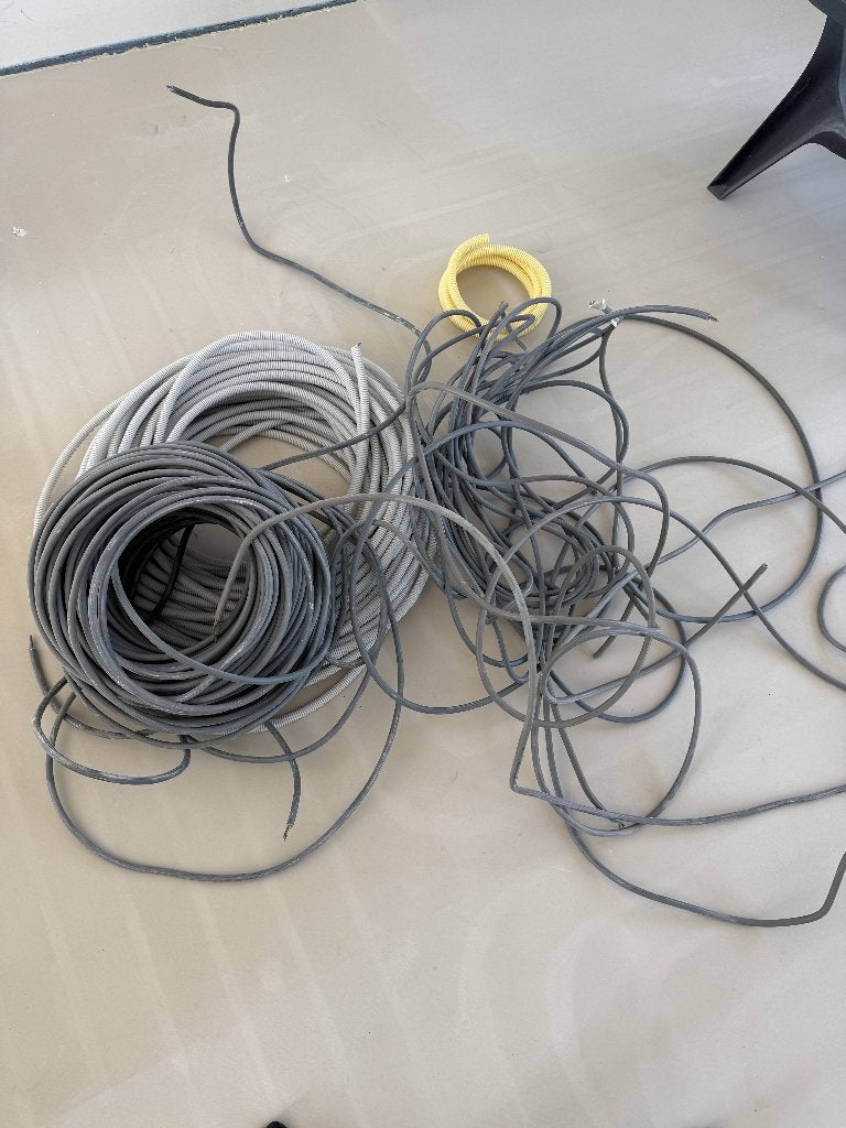 Elektra draden / kabels YMVK en snelflex 3x2,5mm - 300 meter, Ophalen of Verzenden, Nieuw, Kabel of Snoer